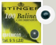 Chumbinho Stinger 5,5mm 100un - Esfricos