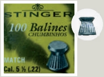 Chumbinho Stinger 5,5mm 100un - Match