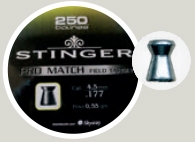 Chumbinho Stinger 4,5mm 250un - Pro Match