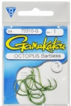 Anzol Gamakatsu Octopus Sure Green Barbless (Sem Farpa)