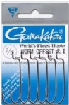 Anzol Gamakatsu Worm Off-Set RB Black